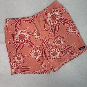 Patagonia 57021 Pink Floral Baggies‎ Mens Swim Trunks Size XL